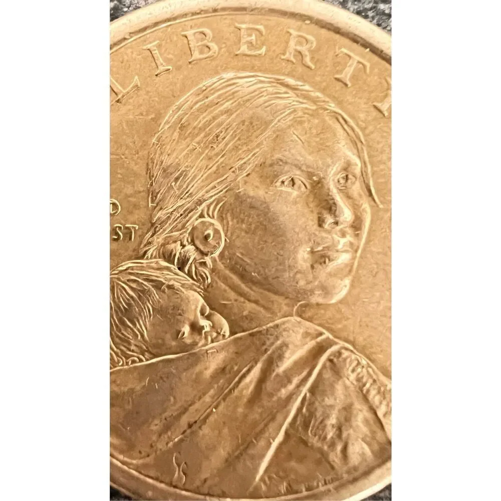 2010 D Rare Wampanoag Treaty of 1621 Native American & Sacagawea dollar coin
